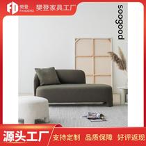 Manufacturer sofa Nordic designer fabric double sofa bedroom living room chaise lounge clothing store sofa