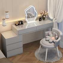 N5 cream style dresser modern minimalist storage cabinet bedside table new dresser integrated desk retractable makeup