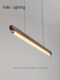 Bauhaus Minimalist Restaurant Pendant Light, Dimmable, Vintage Simple Industrial Office Long Bar Table Lamp