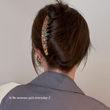 Lazy Hair Styling Tool Insert Comb 2025 New Hairpin Fashion Hair Clip Comb for Back of Head Bun Hairpin