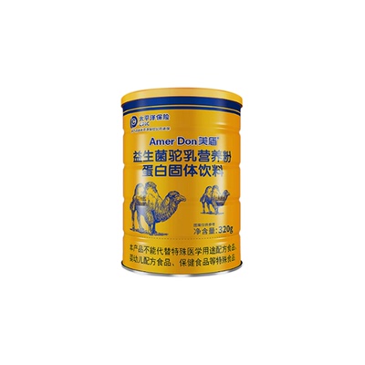 B 官方正品专卖 新疆奶源中老年驼奶粉320g益生菌营养粉蛋白质粉