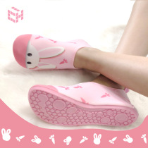 Qiluo childrens swimming shoes water park cartoon rubber sole beach socks skin-fitting non-slip and anti-cut diving shoes