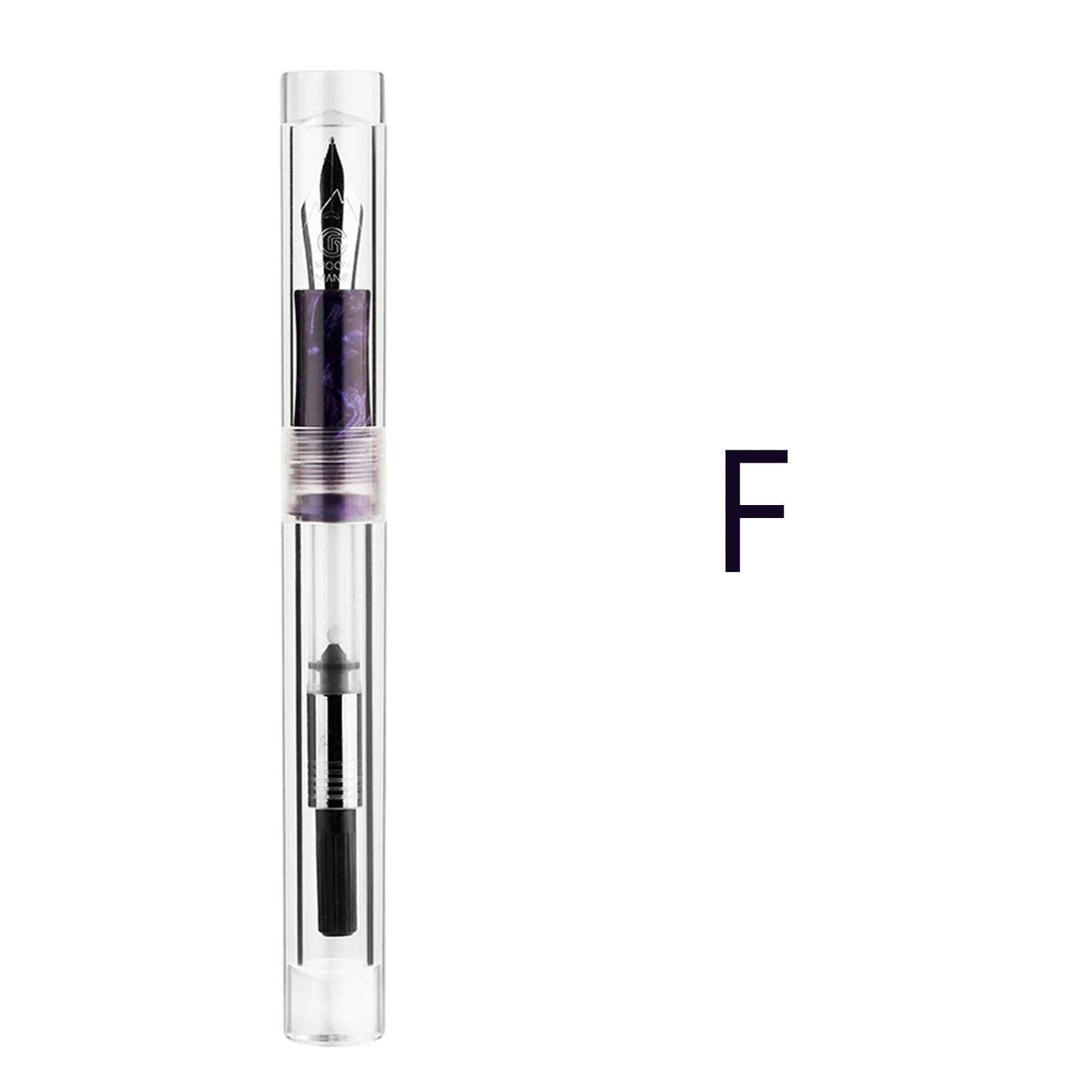 Исправлению сумки majohn c1 fountain pen transparent eyedropper ef f m nibs wr