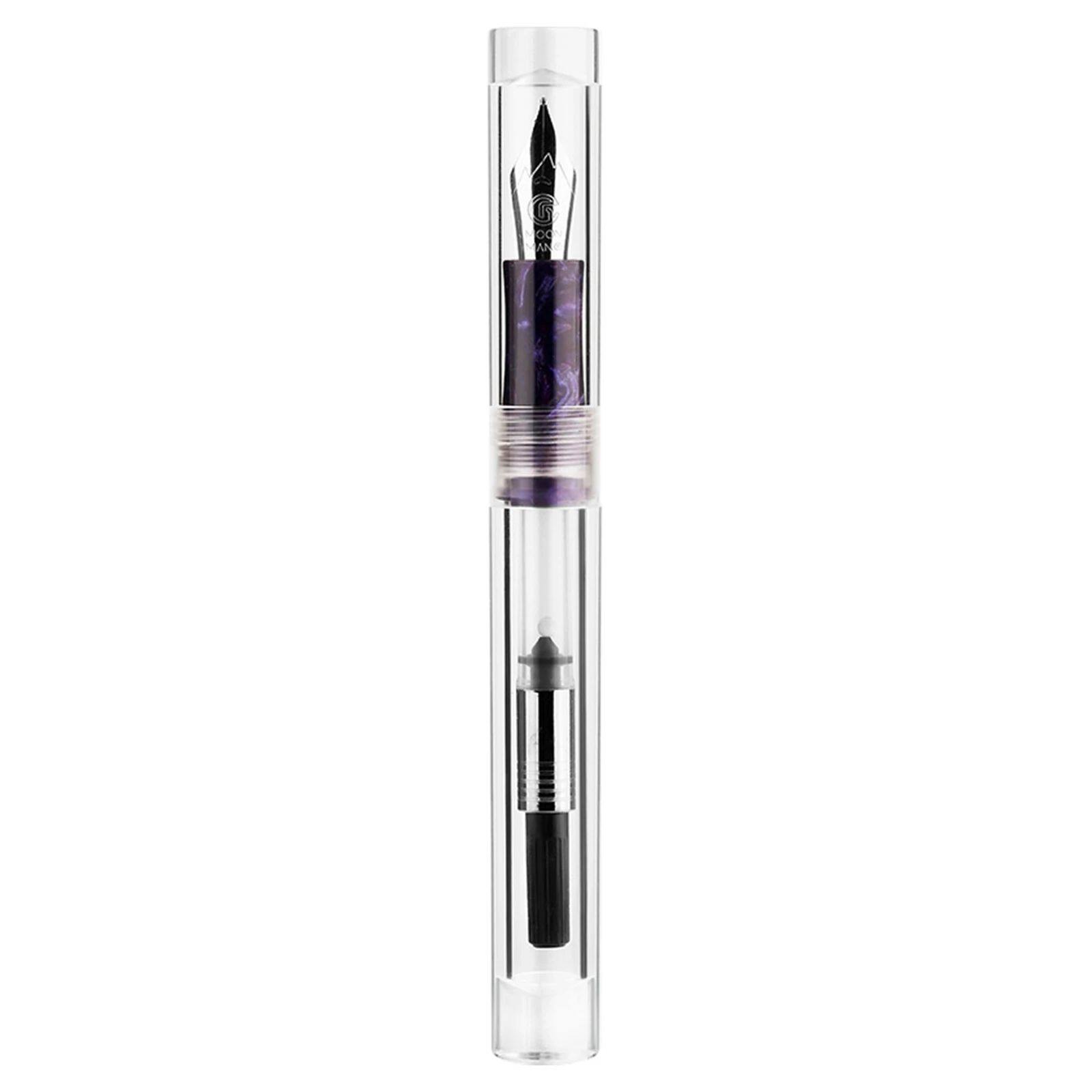 Исправлению сумки majohn c1 fountain pen transparent eyedropper ef f m nibs wr