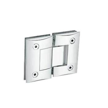 All copper curved 180 degree double core bathroom clip right angle glass door hinge shower room hardware accessories