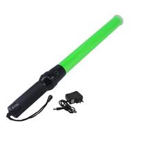 Fuxing Traffic Road Baton Fluorescent Stick LED Warning Light Evacuation Warning Flash Bar 54cm Green Charging