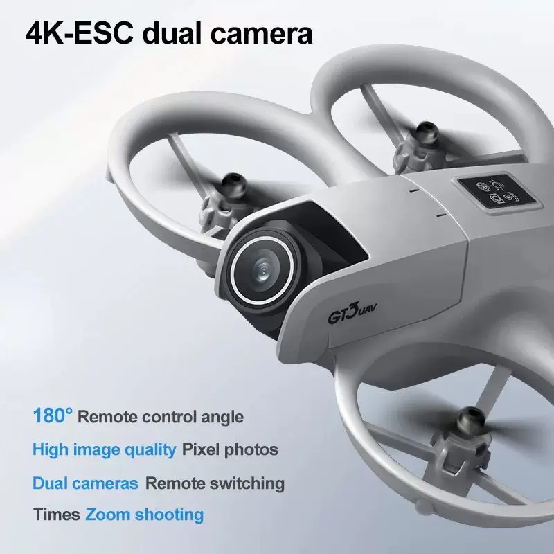 Новый дрон GT3 GPS 8K Профессиональное HD 180° двойные камеры 5G