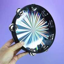 Kindergarten teaching aids tambourine teacher Orff percussion instrument childrens dance rattle with early tambourine double row props