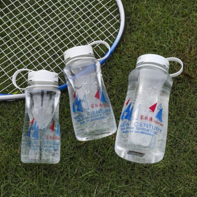Transparent Thickened Plastic Student Sports Space Cup, Large Capacity, Drop-Resistant, Portable for Outdoor Travel, with Tea Infuser Transparent Thickened Plastic Student Sports Space Cup, Large Capacity, Drop-Resistant, Portable for Outdoor Travel, with Tea Infuser