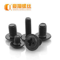 PWM cross round head with screw pan head with intermediary thread screw bolt M2 5 M3 M4 M5