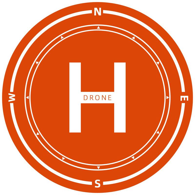Drone Landing Pad 40Cm/60Cm Drone Coordinate Pad Landing Pad Foldable Take-Off and Landing Pad Toy Accessories
