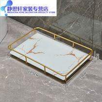 Wash basin countertop tray toilet toilet bathroom sink cosmetic box storage rack rack hand wash white