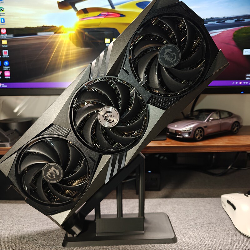 Msi Dragon Rtx4090 Graphics Card Model Hand-Made Radiator Module Ornament Birthday Gift Spoof Friend Msi Dragon Rtx4090 Graphics Card Model Hand-Made Radiator Module Ornament Birthday Gift Spoof Friend