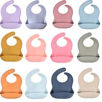 Silicone Bibs for Kids Newborn Candy Baby Feeding Tableware