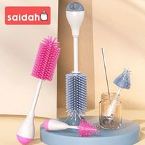 360 Degree Rotation 3 in 1 Silicone Baby Bottle Pacifier Bru