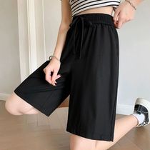 Summer Ice Slik Womens Shorts High Waisted Sports Shorts