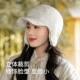Double-sided lamb plush Lei Feng hat for women in winter thickened warm ear protection hat outdoor skiing and cycling flying hat