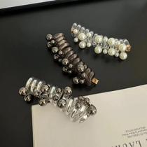 (Pearl Hair Braiding Artifact) Sweet and Cool Summer Versatile Classic Beaded Willow Nails Phone Cord Hair Tie Hair Tie