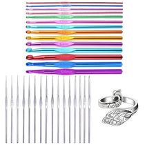 Multiple Sizes Crochet Hooks Set Random Colors Needle Knitti