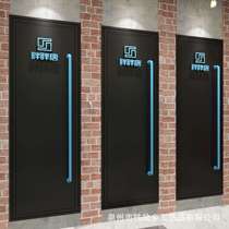Iron retro container iron door American industrial style bar creative sliding door toilet bathroom restaurant door