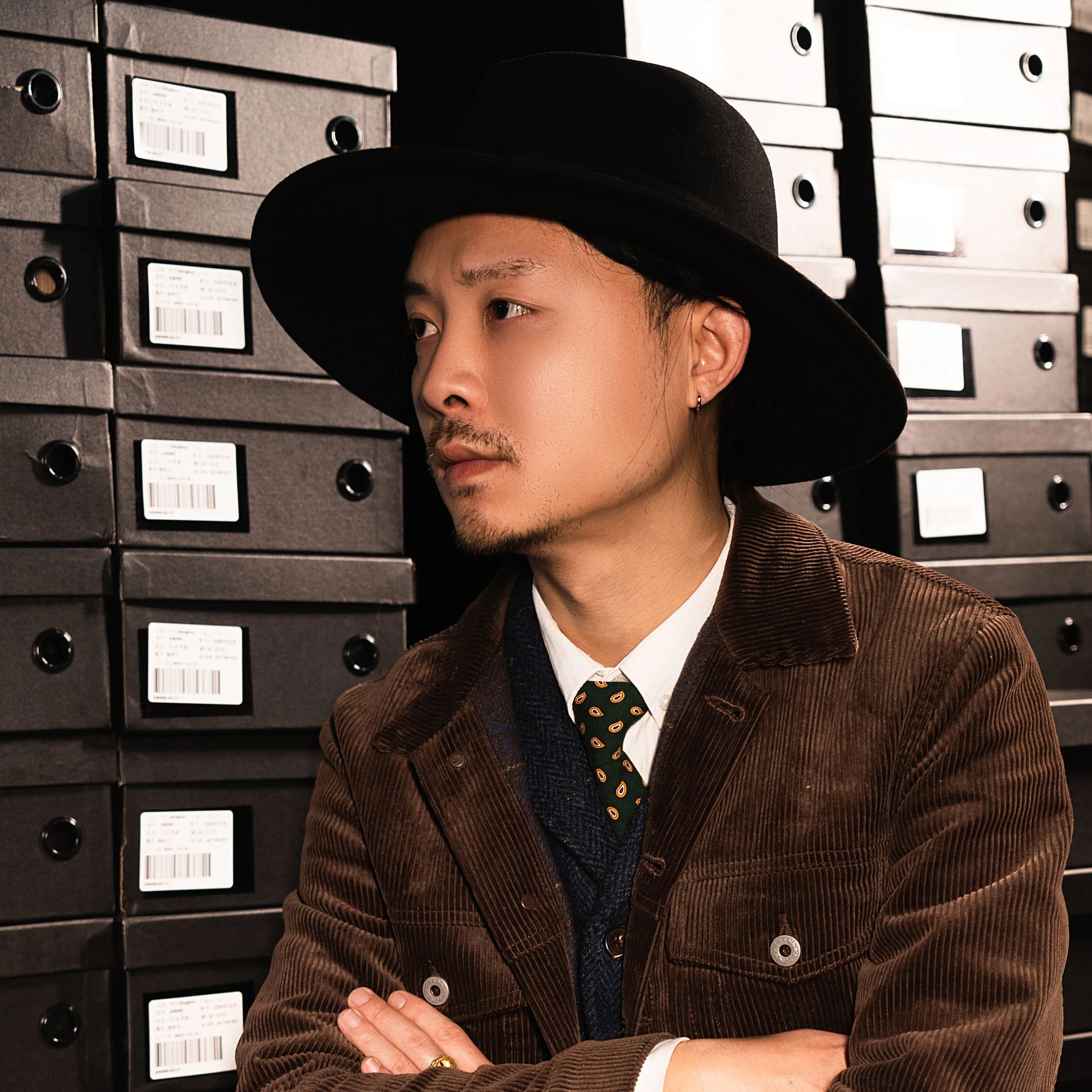 先大头手工男鞋