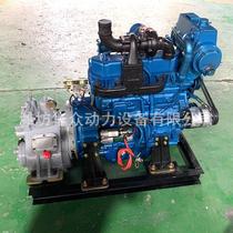 Weifang 4105ZC marine diesel engine forward 40A gearbox 120 horsepower 4-cylinder supercharged engine