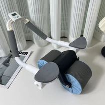 Slim belly indoor two-in-one fitness wheel and abdominal wheel 2024 new family rolling pulley widened rebound abdominal wheel