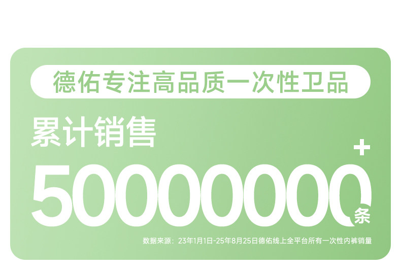 德佑一次性纯棉内裤女款月子产妇出差旅行免洗独立包装日抛内裤女 — 2