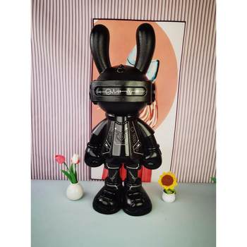 Trendy big rabbit floor-to-ceiling living room ornaments next to the tv cabinet entrance hall home company hotel ktv bar large ornaments