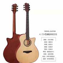 Factory direct sales 34-inch 36-inch 40-inch 41-inch wood color black matte spruce plywood beginner contact guitar