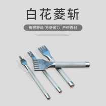 Baihua Lingzhan Leather punching handmade leather goods diy suture leather carving tool set Leather art oblique flat folding Lingzhan