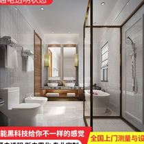 Intelligent electronically controlled dimming glass atomized glass projection energized highly transparent power-off electronic self-adhesive film color-changing glass