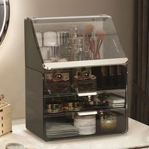 Storage box small Internet celebrity cosmetics storage desktop dust-proof storage rack drawer-type dressing table acrylic high-end