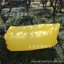 Convenient to carry adult outdoor sofa inflatable grass waterproof double music festival bed comfortable travel beach sitting and lying
