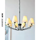 American-Style All-Copper Minimalist Pendant Light Designer Creative Home Bedroom Dining Room Study Living Room Pendant Light Homestay Decorative Light