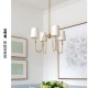American Style Vc1:1 Living Room Pure Copper Chandelier, French Retro Dining Room, Study, Bedroom, Light Luxury Villa, Light French Style Main Light