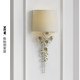 Vc1:1Claret American Retro Bedroom Bedside Wall Lamp Corridor Hallway Stairwell Bathroom Designer Lamp