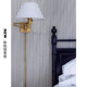 Vc1:1 American-Style All-Copper Villa Bedroom Bedside Retractable Swing-Arm Wall Lamp, Designer Wall Lamp for Study and Living Room