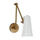 Vc1:1Antonio All-Copper American Retro Villa Kitchen Bedroom French Designer Recommended Swing-Arm Wall Lamp