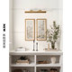 American-Style Vc Cabinet Villa Living Room Background Wall Lamp Bedroom Bookcase Corridor Oil Painting Mirror Front All-Copper Wall Lamp