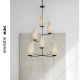 Vc1:1Fontaine All-Copper American-Style Minimalist Retro Villa Dining Room Living Room Staircase Suspended Chandelier