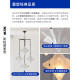 French-Style Vintage Art Deco Star Chandelier Dome Foyer Corridor Hallway Bedroom Staircase Duplex Living Room Lighting Fixtures