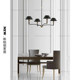 Vc1:1Turlington American-Style Minimalist Retro All-Copper Villa Dining Room Living Room Chandelier Designer Lamp Recommendation