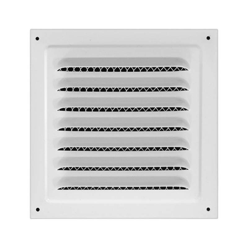 White chassis electric heating ventilation dispersion heat louvers breathable grille fish scale exterior wall rainproof box punching vent louvers