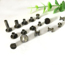 Ledger Nails Golden Letter Screws Photo Album Desk Calendar Recipe Pair of Mother-in-Law Rivets Stationery Nails*