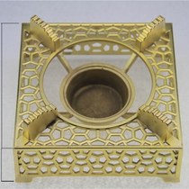 Water Cube Alcohol Stove Hotel Square Hot Pot Base Restaurant Special Pot Heating Stove Featured Alcohol Stove Rack