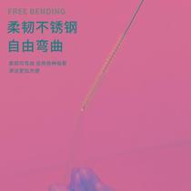 Xinjiang silicone bottle brush baby pacifier straw brush thin extended cleaning brush bottle set long hair