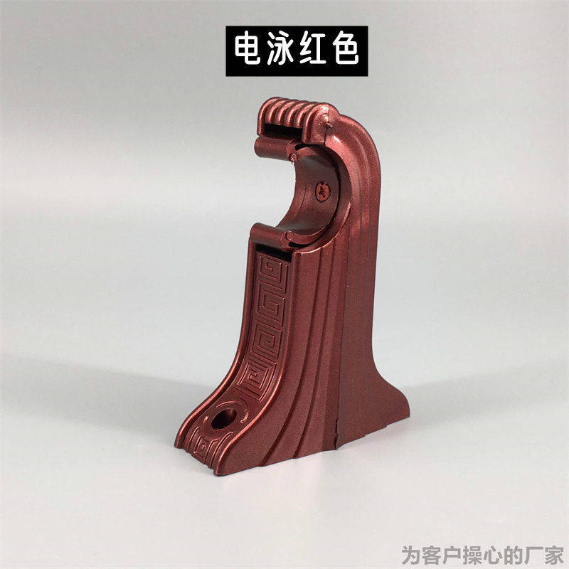 Карниз для штор 老式窗帘杆支架35底座罗马杆架子单杆安装架侧墙托架支撑固定配件 OTHER