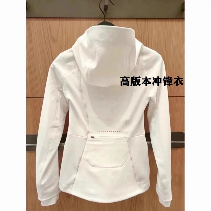 Lu Same Style Autumn and Winter Fleece-Lined Soft Shell Slimming Cross&Chill Jacket Women's Outdoor Hiking Waterproof Jacket