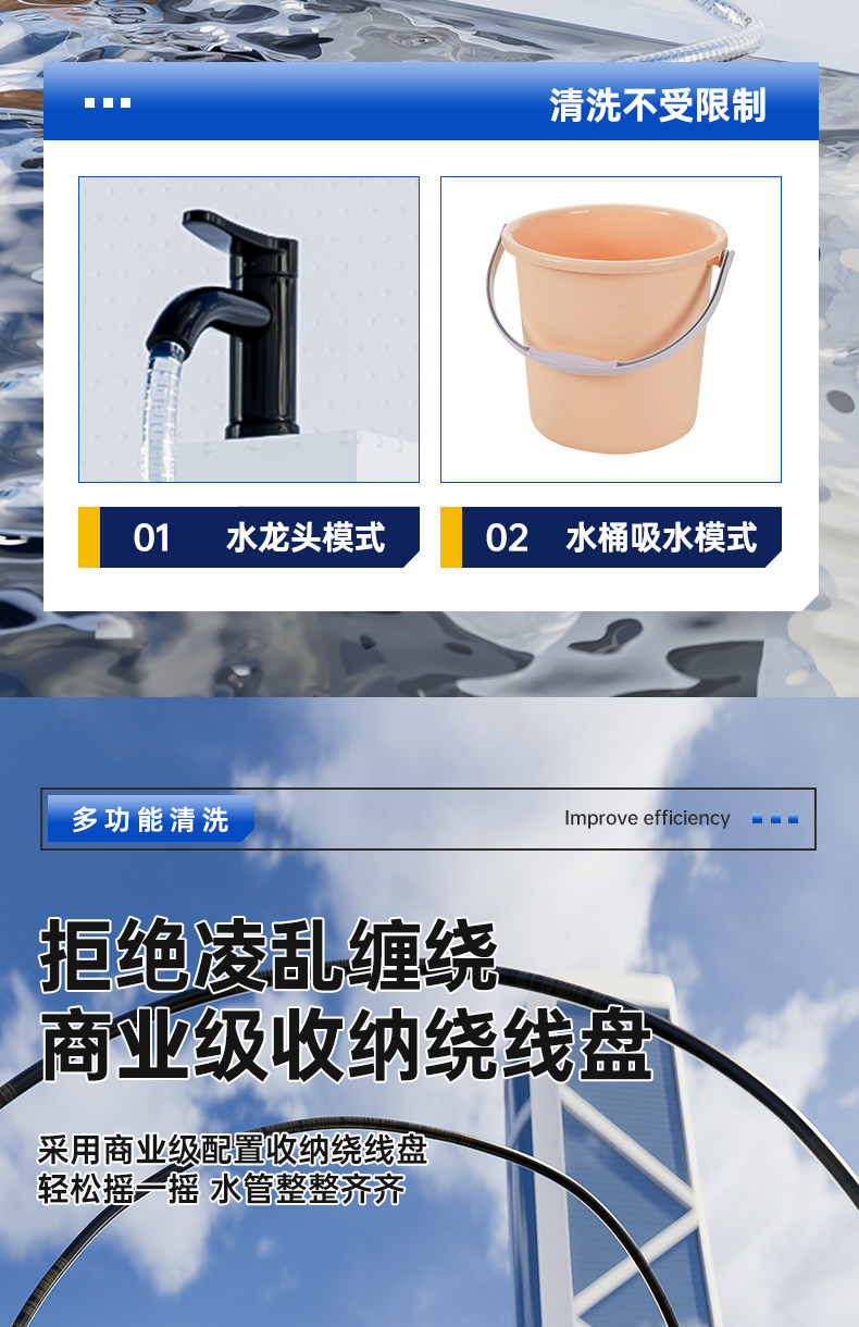 Автомойка 黑猫380v商用洗车机洗车店220v大功率超高压养殖场清洗机水枪水泵